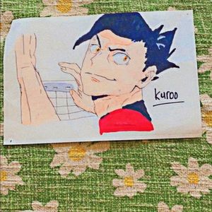 🌷✨Hand-drawn Kuroo drawing✨🌷